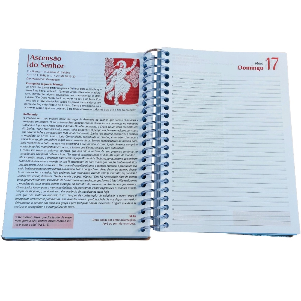 Diário Bíblico Capa Cristal Pai das Misericórdias Diário Bíblico Capa Cristal Pai das Misericórdias