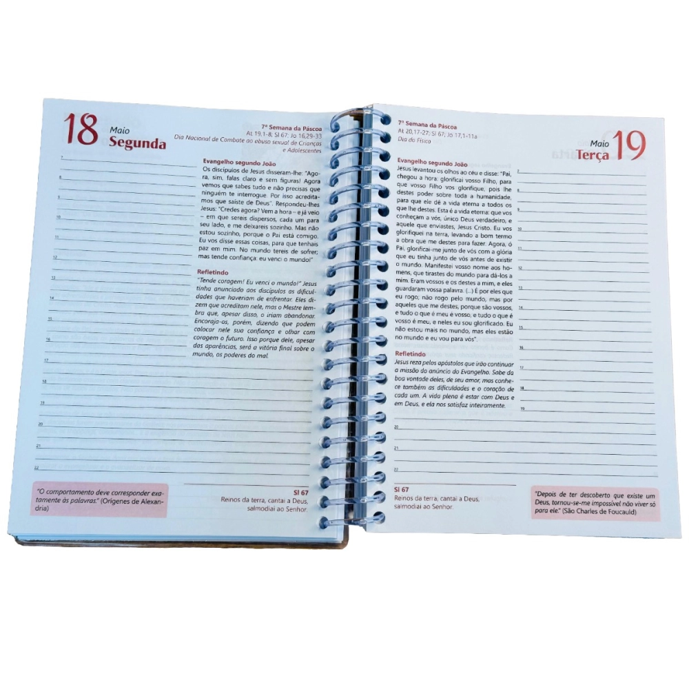 Diário Bíblico Capa Cristal São Bento Diário Bíblico Capa Cristal São Bento