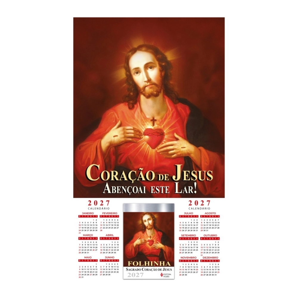 Folhinha Sagrado Coração De Jesus