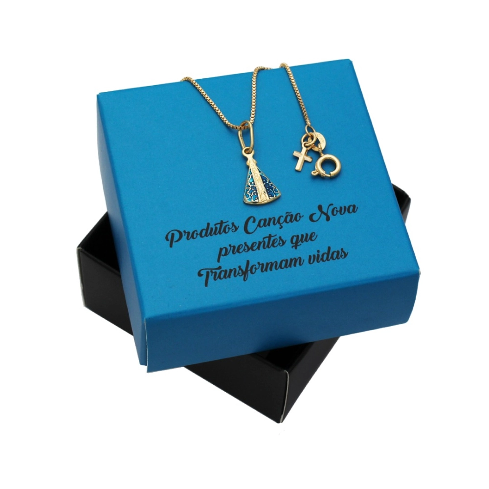 Gargantilha Nossa Senhora Aparecida - Semijoia Gargantilha Nossa Senhora Aparecida - Semijoia