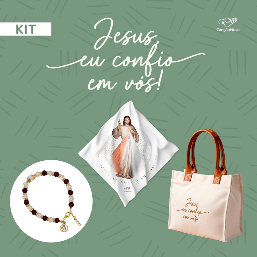 Kit Jesus Eu Confio em Vós