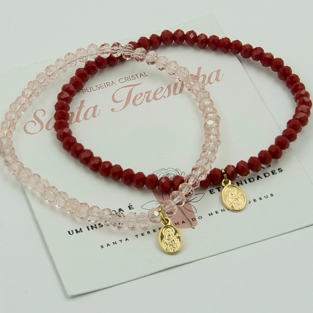 Kit Pulseira Santa Teresinha Kit Pulseira Santa Teresinha
