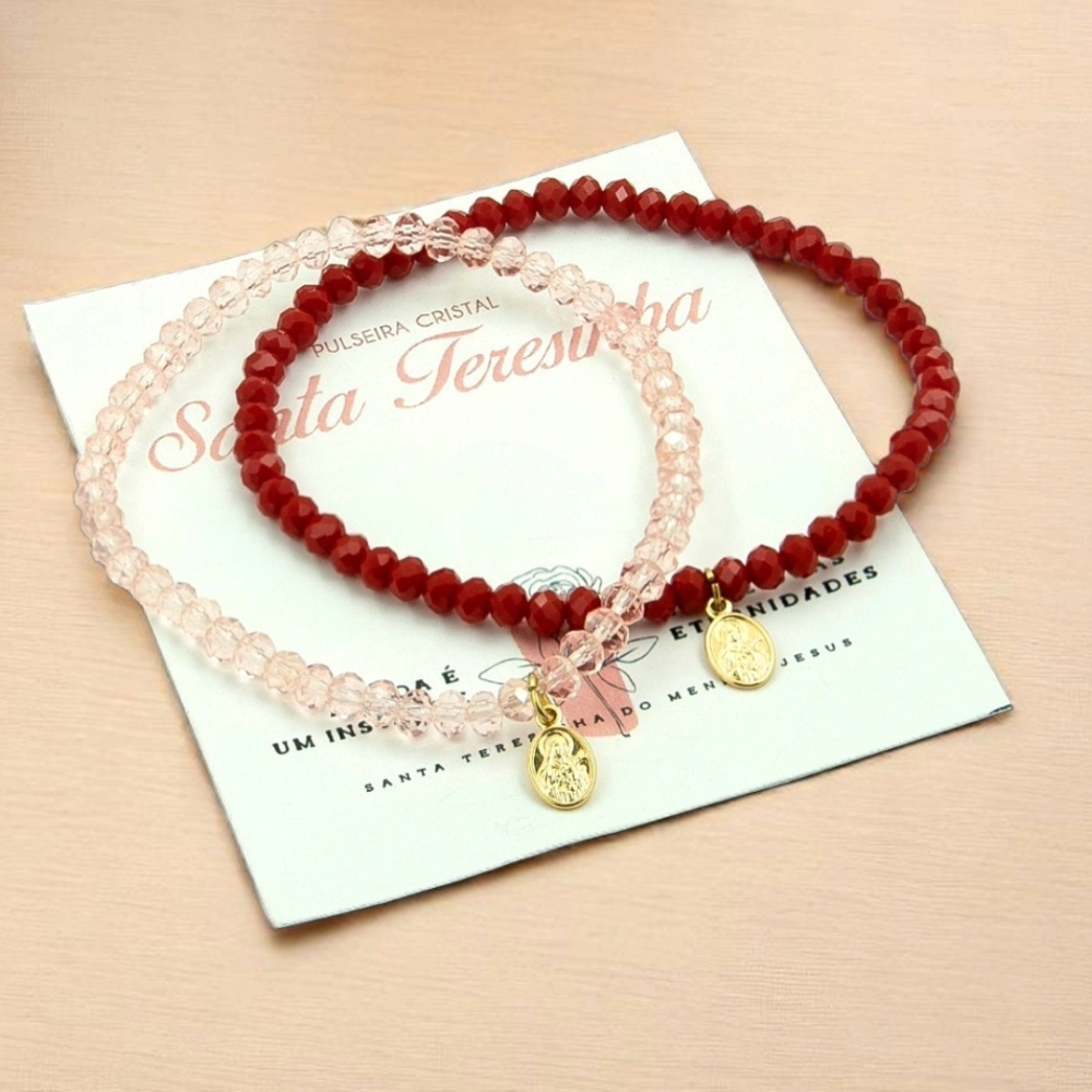 Kit Pulseira Santa Teresinha Kit Pulseira Santa Teresinha