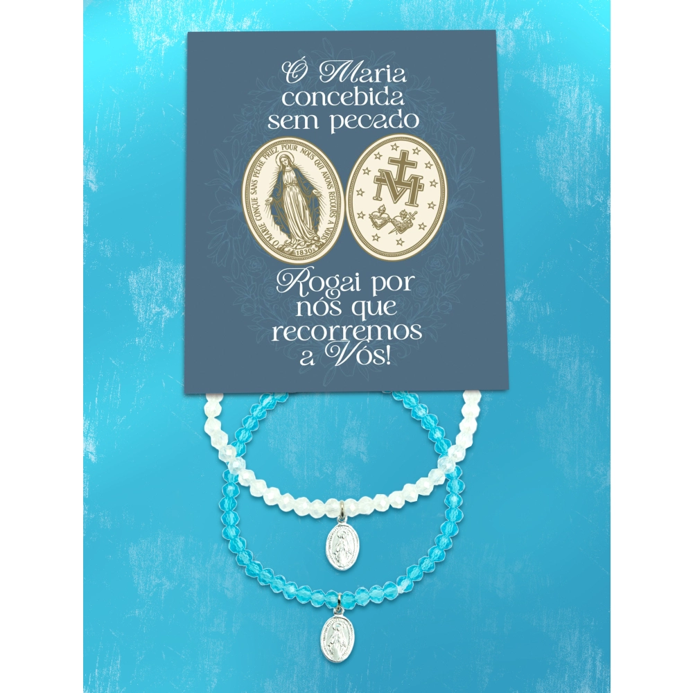 Kit Pulseiras Nossa Senhora das Graças