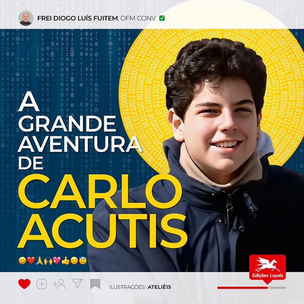 Livro A Grande Aventura de Carlo Acutis Livro A Grande Aventura de Carlo Acutis