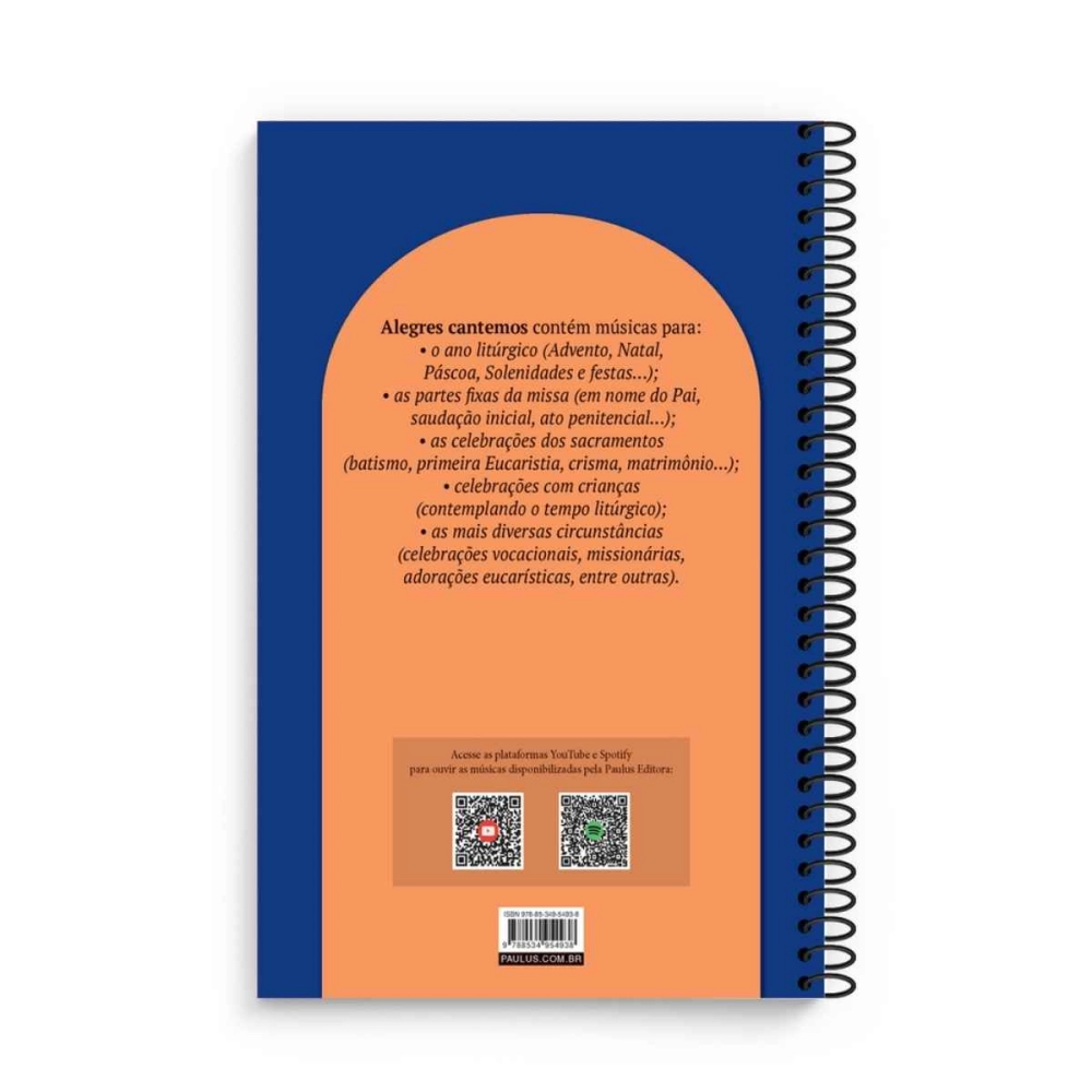 Livro Alegres Cantemos - Músicas para Cantar a Liturgia  - 4ª Edição Livro Alegres Cantemos - Músicas para Cantar a Liturgia  - 4ª Edição