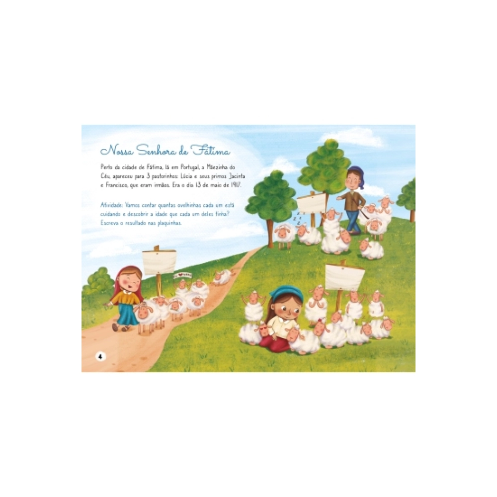 Livro Histórias de Nossa Senhora - com Atividades Livro Histórias de Nossa Senhora - com Atividades