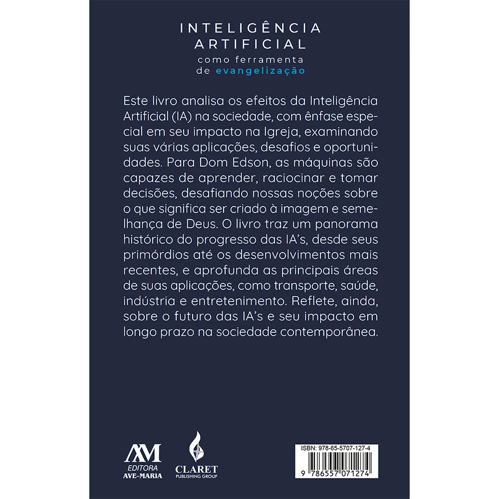 Livro Inteligência Artificial como Ferramenta de Evangelização Livro Inteligência Artificial como Ferramenta de Evangelização