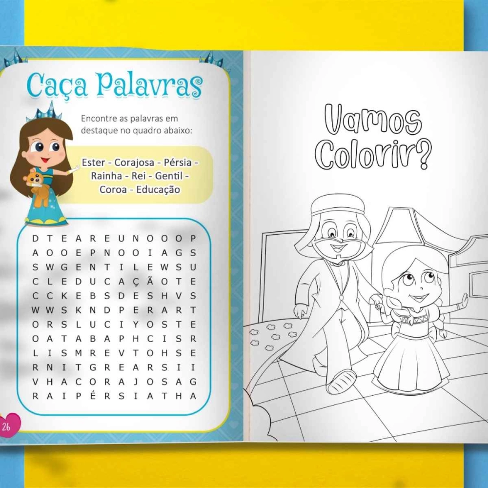 Livro Princesas da Bíblia: Ester, A Princesa Corajosa Livro Princesas da Bíblia: Ester, A Princesa Corajosa