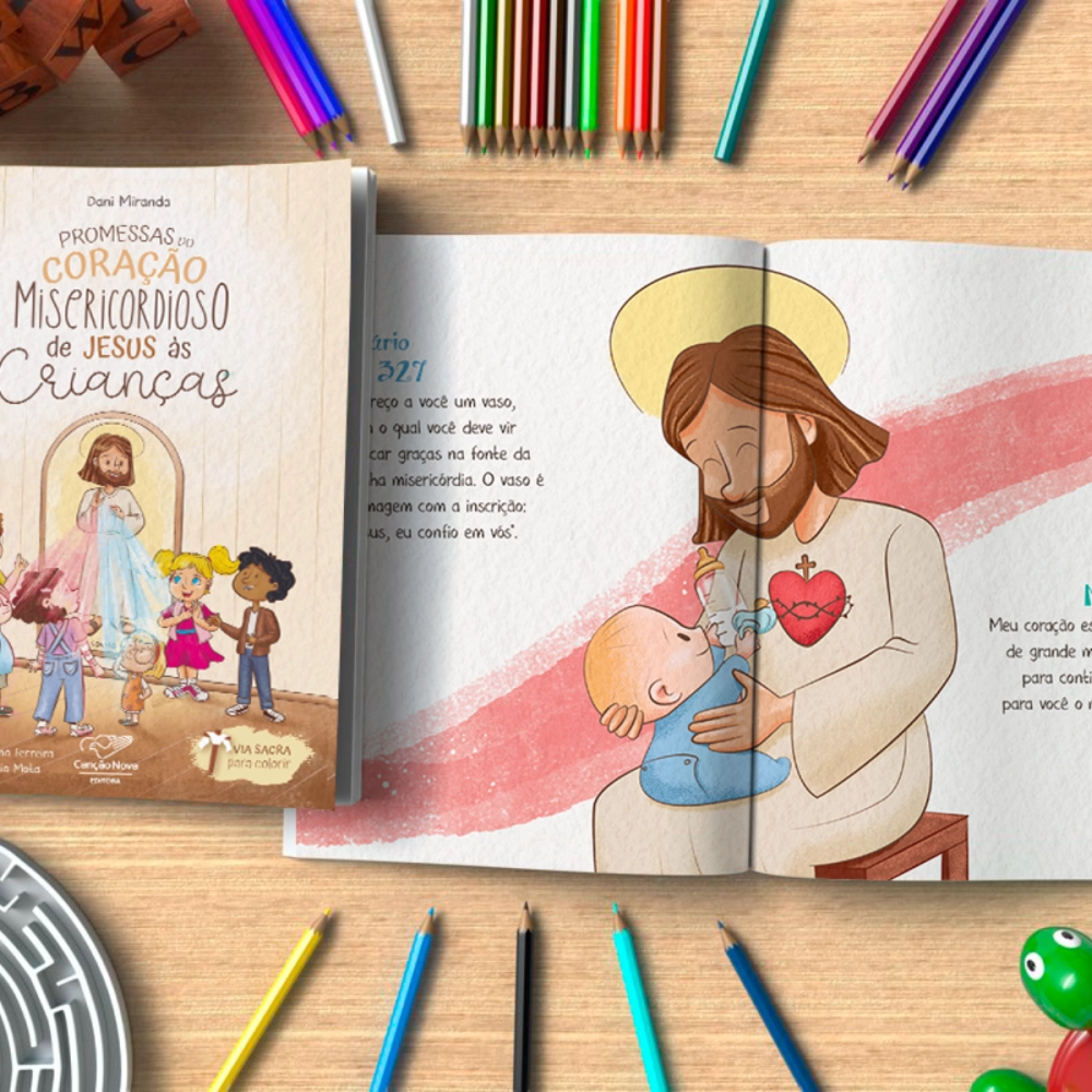 Livro Promessas do Coração Misericordioso de Jesus às Crianças Livro Promessas do Coração Misericordioso de Jesus às Crianças
