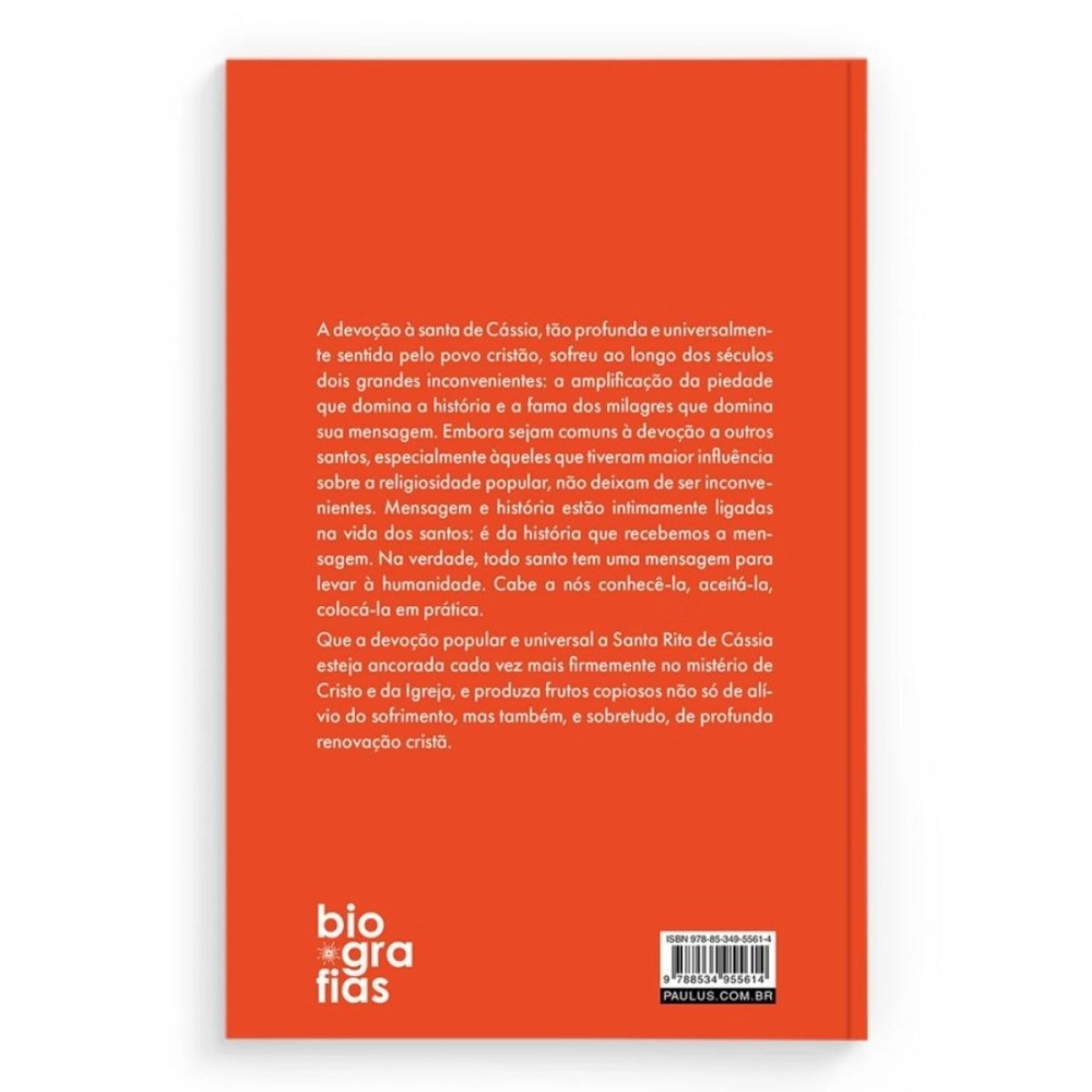 Livro Santa Rita e sua Mensagem Livro Santa Rita e sua Mensagem