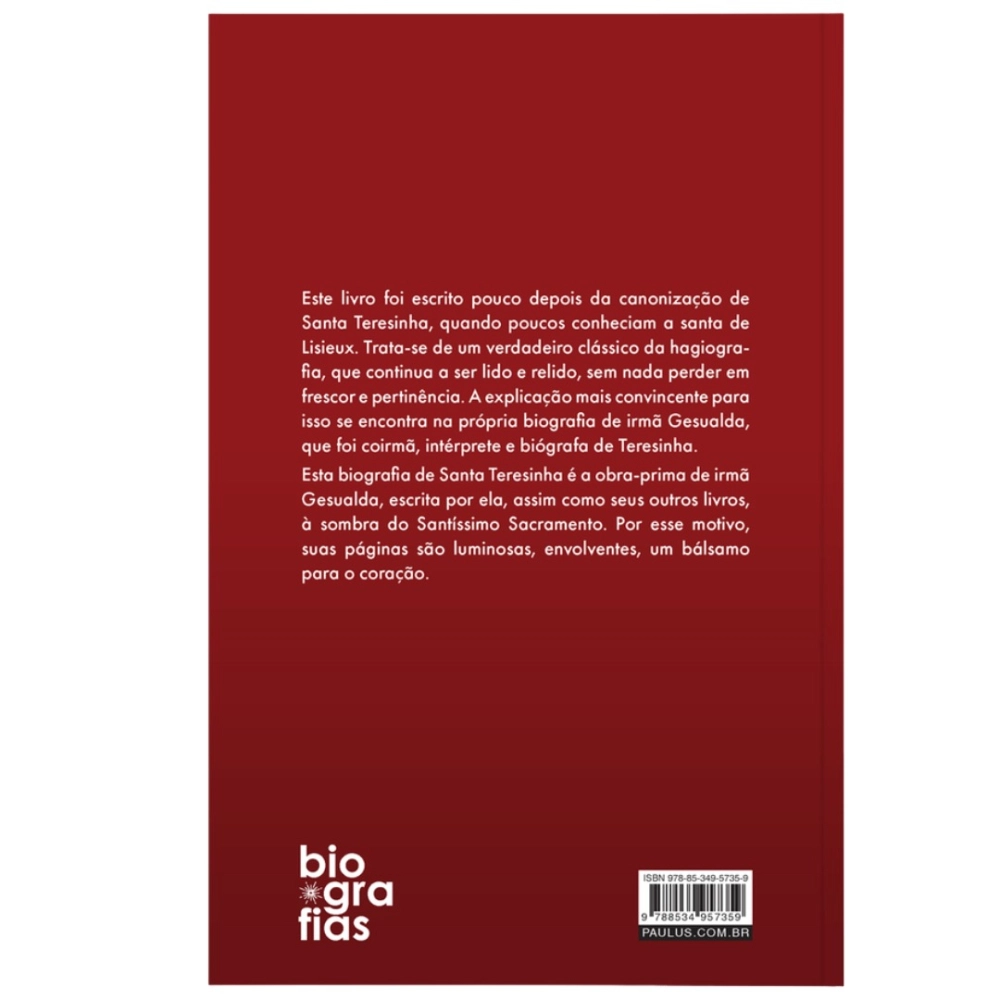 Livro Santa Teresinha do Menino Jesus e da Sagrada Face Livro Santa Teresinha do Menino Jesus e da Sagrada Face