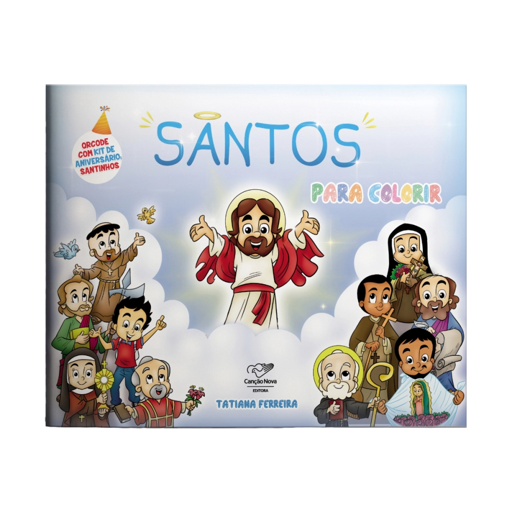 Livro Santos para Colorir Livro Santos para Colorir