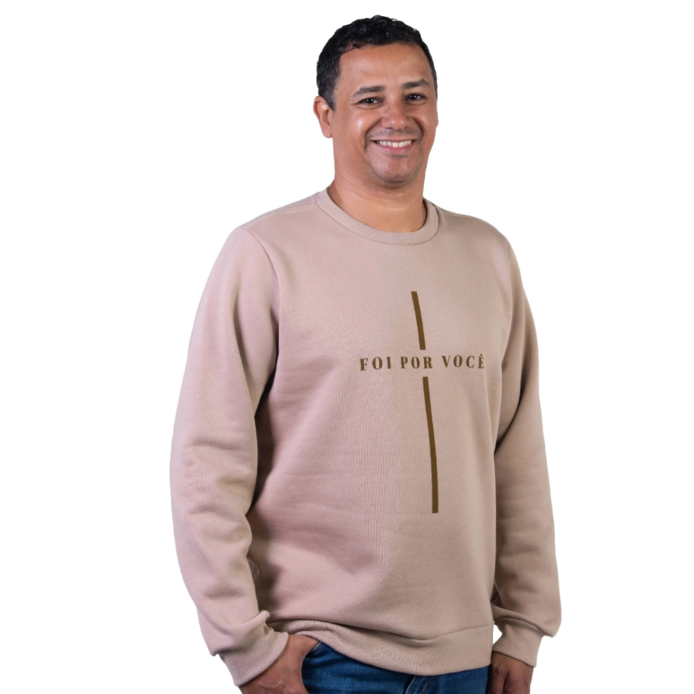 Moletom Masculino Foi Por Você Moletom Masculino Foi Por Você