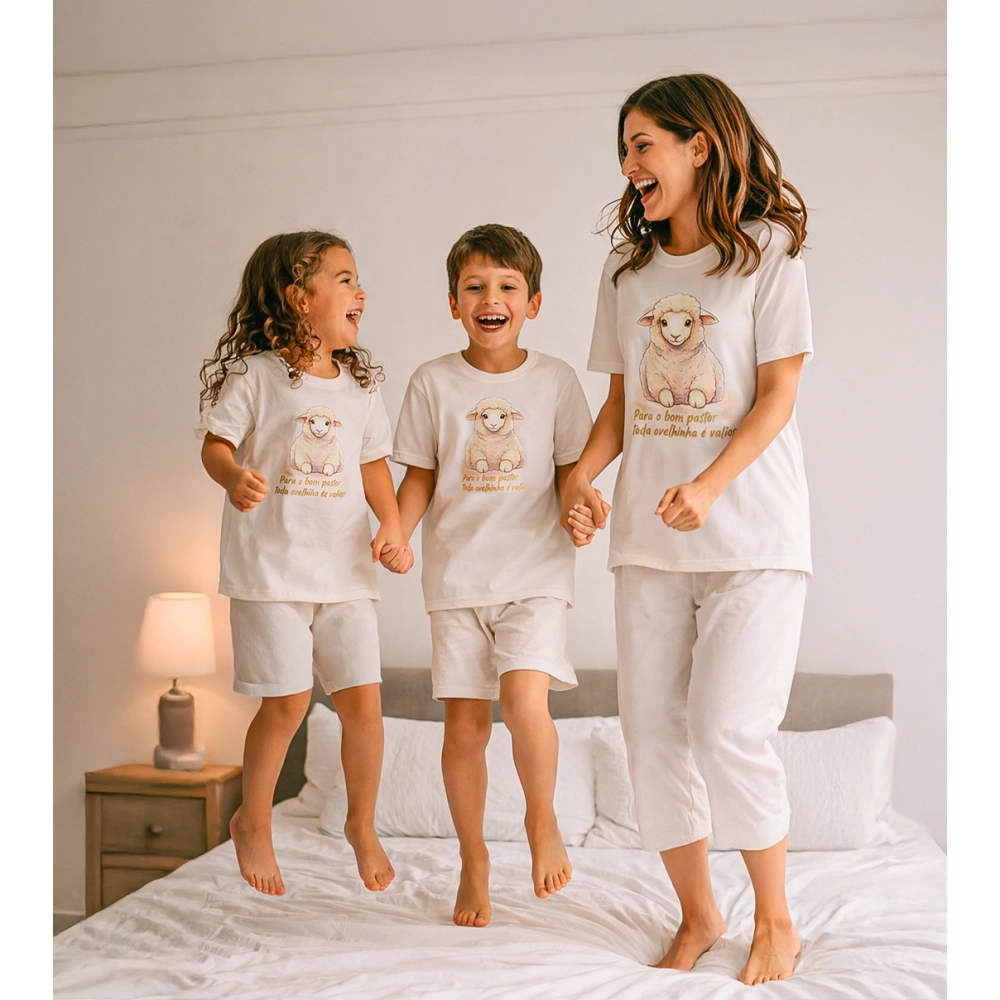 Pijama Feminino Toda Ovelhinha é Valiosa