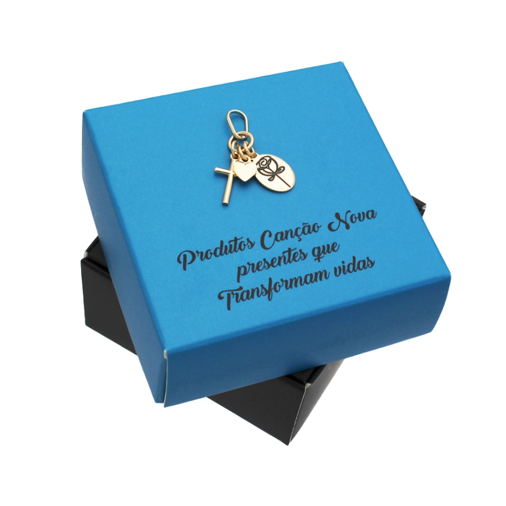 Pingente Elo Rosa de Nossa Senhora - Semi Joia Pingente Elo Rosa de Nossa Senhora - Semi Joia