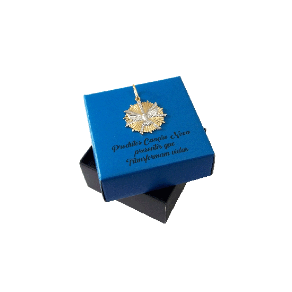 Pingente Espírito Santo 25 mm com Raios e Dizeres Pingente Espírito Santo 25 mm com Raios e Dizeres