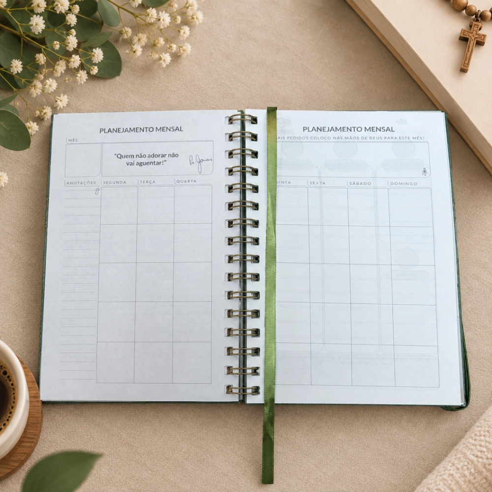 Planner Alegrem-se na Esperança (agenda sem data) Planner Alegrem-se na Esperança (agenda sem data)