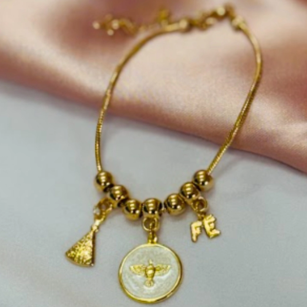 Pulseira Berloques Nossa Senhora Aparecida Pulseira Berloques Nossa Senhora Aparecida