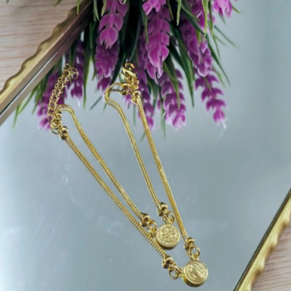 Pulseira Dupla São Bento Pulseira Dupla São Bento