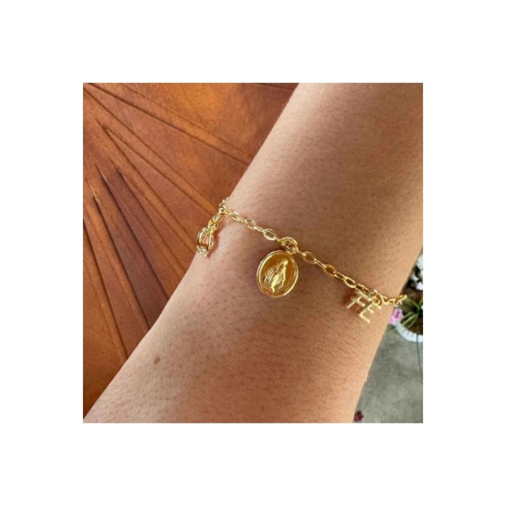 Pulseira Filha Dourada Pulseira Filha Dourada