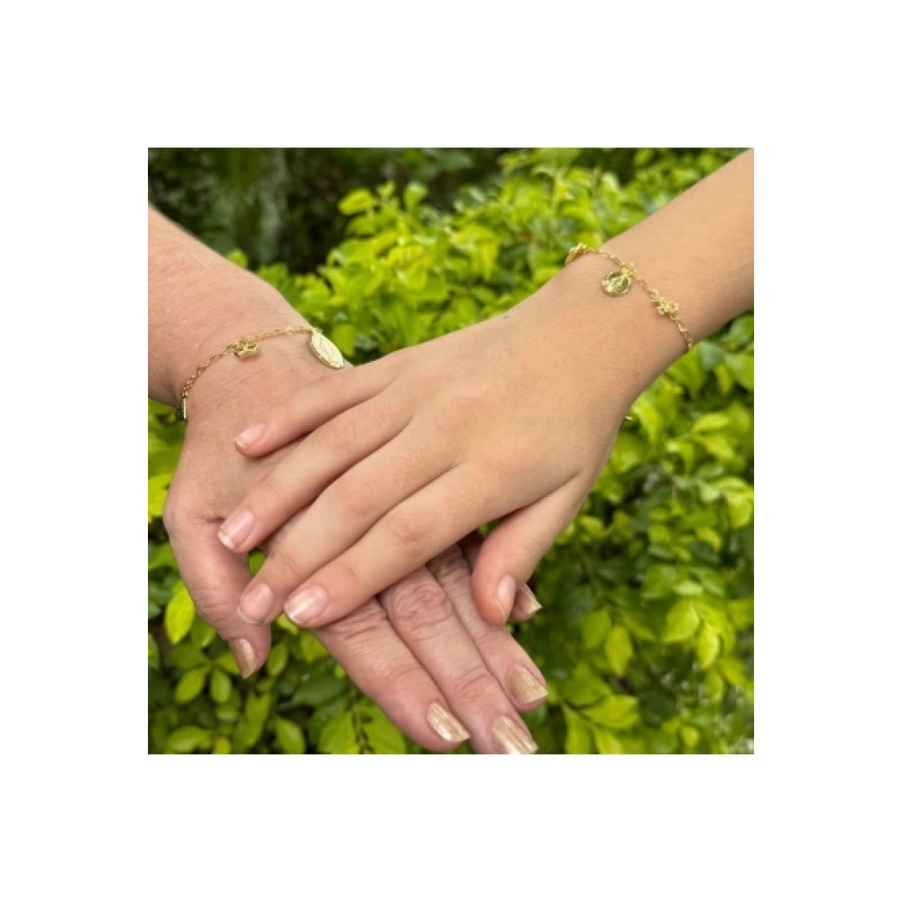 Pulseira Filha Dourada Pulseira Filha Dourada