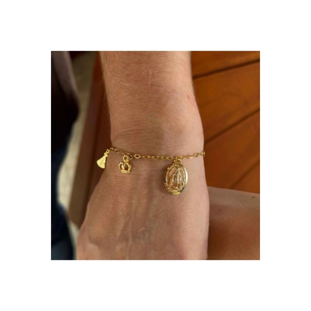 Pulseira Filha Dourada Pulseira Filha Dourada