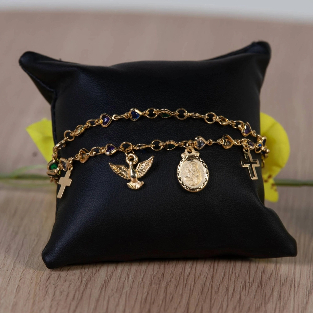 Pulseira Santa Rita Dourada