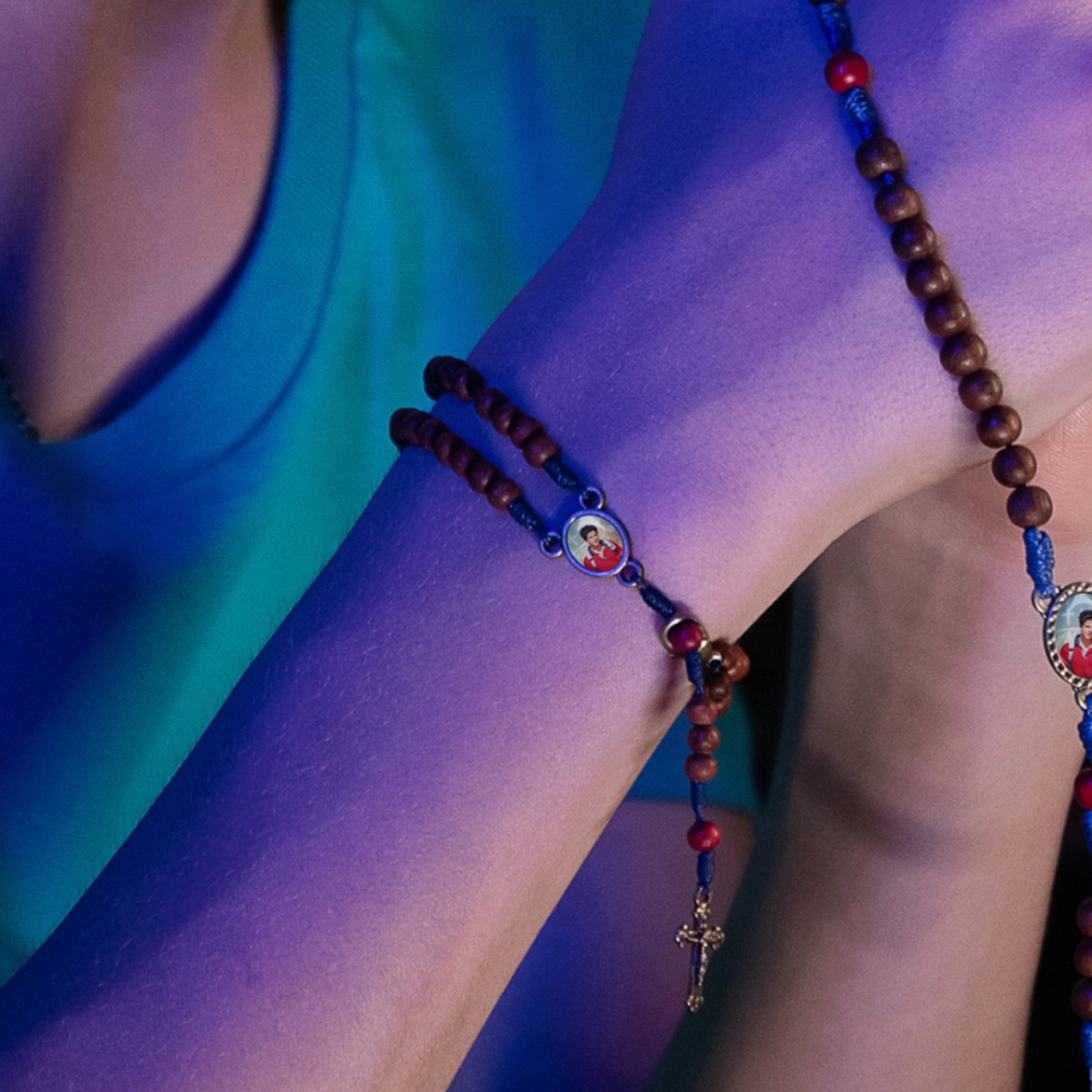 Pulseira Terço São Carlo Acutis Pulseira Terço São Carlo Acutis