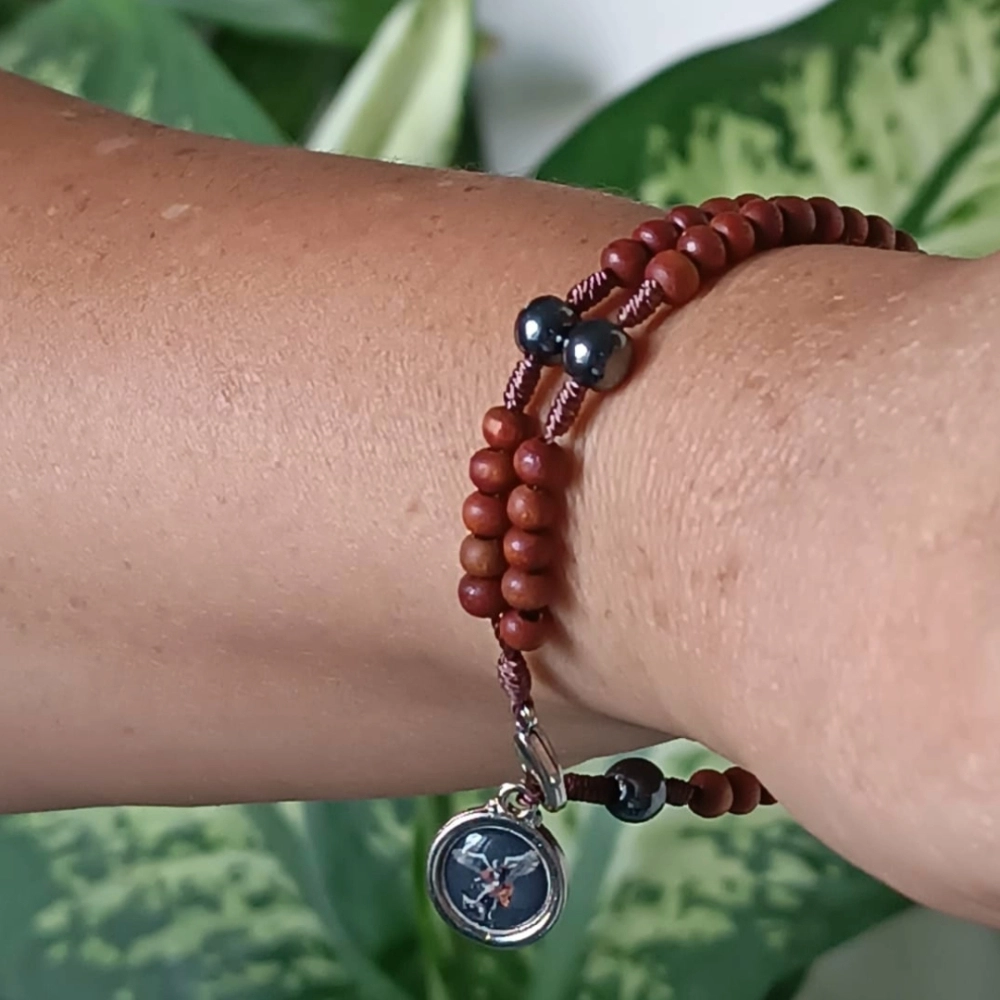 Pulseira Terço São Miguel Arcanjo