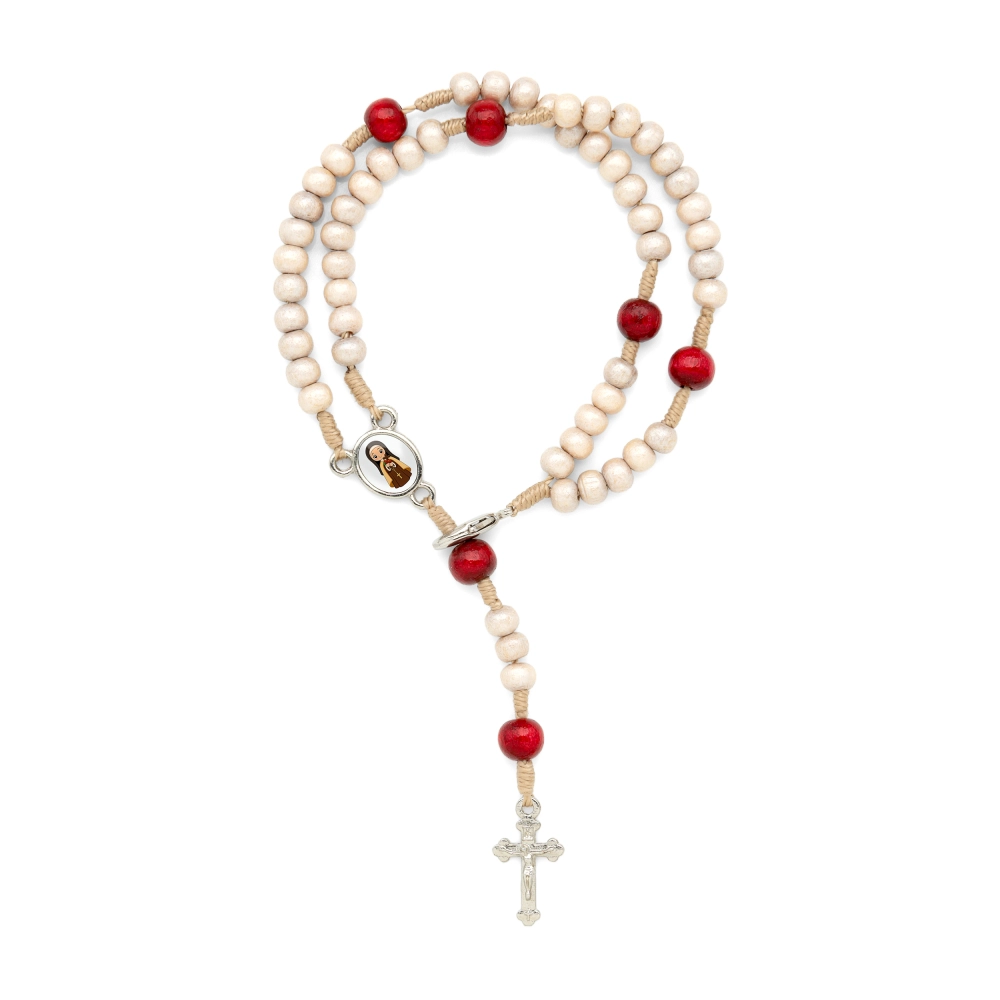 Pulseira Terço Santa Teresinha Pulseira Terço Santa Teresinha