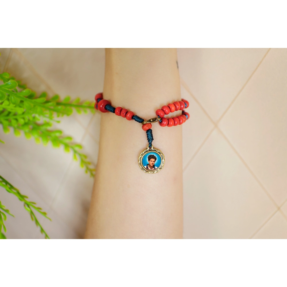 Pulseira Terço São Carlo Acutis