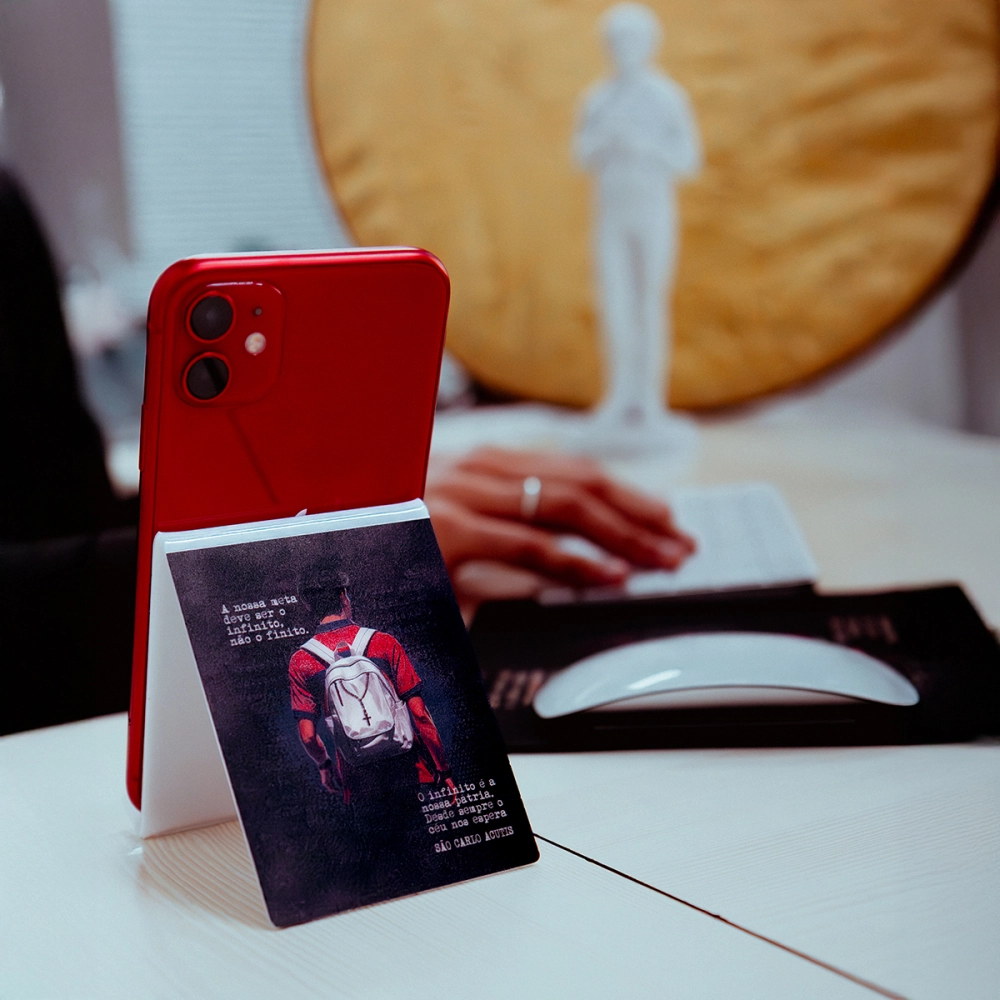 Suporte para Celular Carlo Acutis Suporte para Celular Carlo Acutis