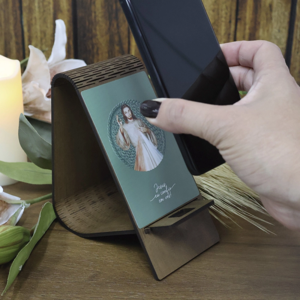 Suporte para Celular Jesus Misericordioso Suporte para Celular Jesus Misericordioso