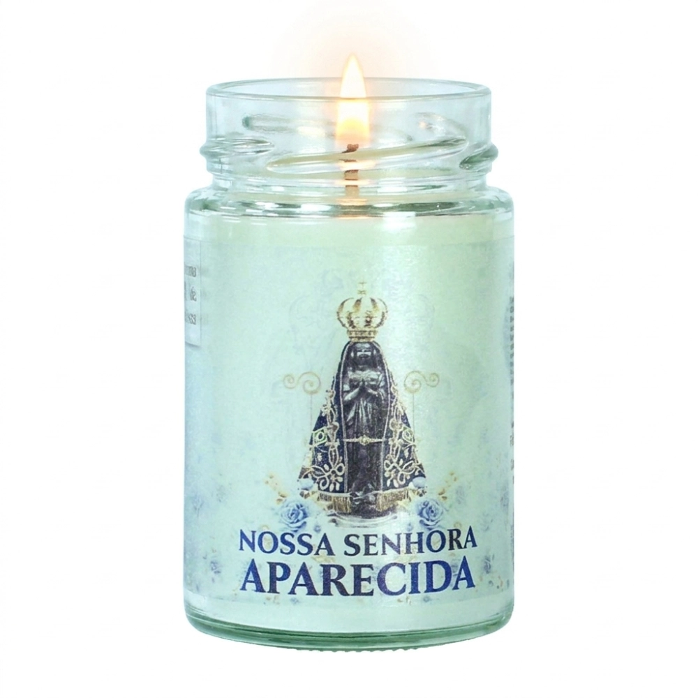 Vela de Vidro Nossa Senhora Aparecida Vela de Vidro Nossa Senhora Aparecida