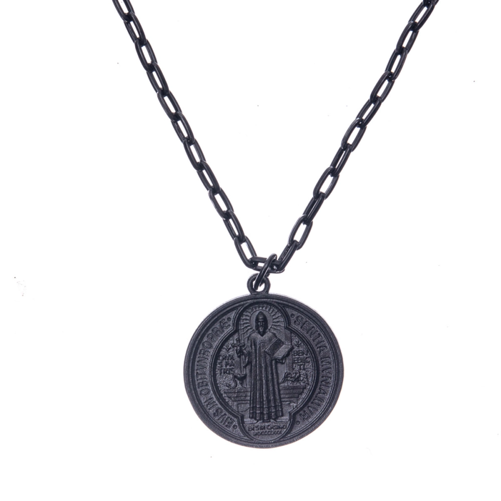 Corrente Medalha São Bento - Onix | Loja Canção Nova