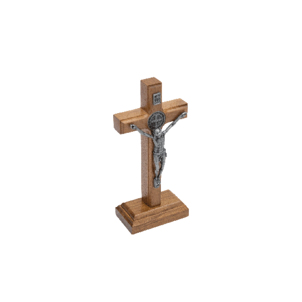 Crucifixo Onix São Bento 12 cm | Loja Canção Nova