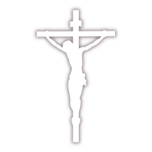 Adesivo Cruz - Branco Adesivo Cruz - Branco