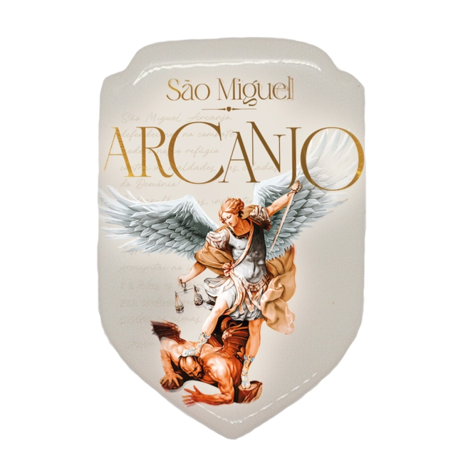 Adesivo Escudo São Miguel Arcanjo Adesivo Escudo São Miguel Arcanjo