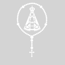 Adesivo Nossa Senhora Aparecida branco Adesivo Nossa Senhora Aparecida branco