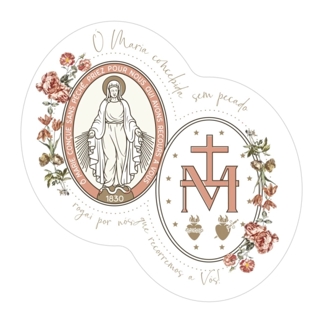 Adesivo Nossa Senhora das Graças Adesivo Nossa Senhora das Graças