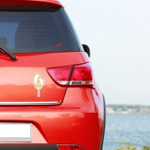 Adesivo Terço Nossa Senhora - Dourado Adesivo Terço Nossa Senhora - Dourado