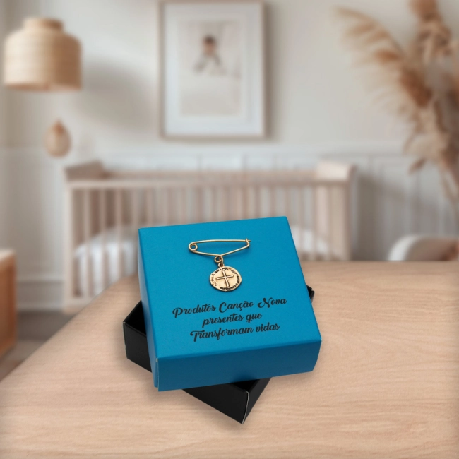 Alfinete Medalha das Duas Cruzes