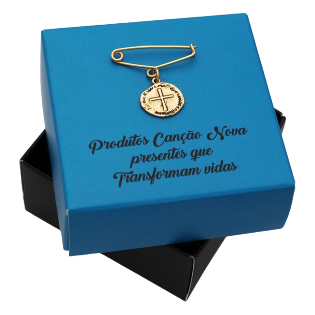 Alfinete Medalha das Duas Cruzes