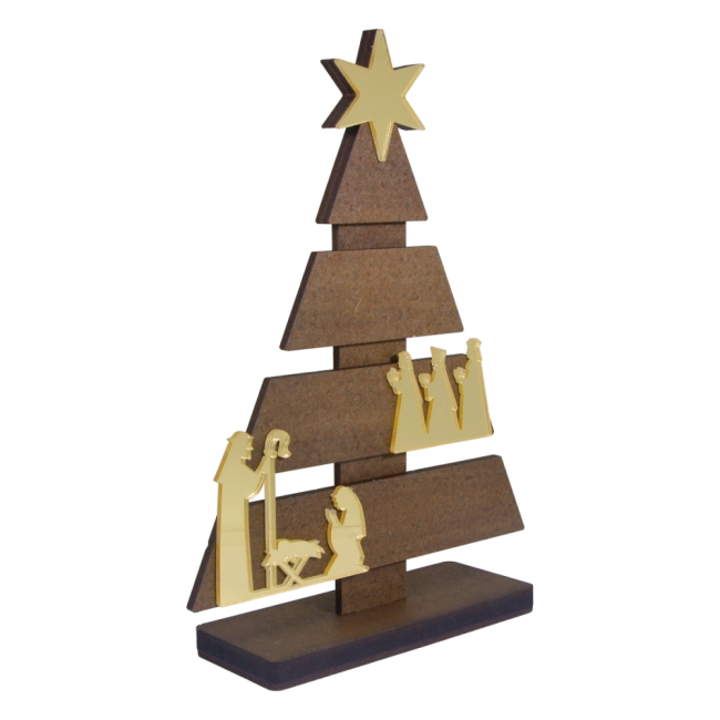 Árvore Natal com Presépio