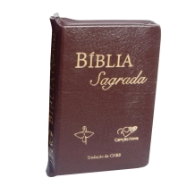 Bíblia Sagrada CNBB (Nova Tradução Oficial) - Luxo com Zíper Marrom Bíblia Sagrada CNBB (Nova Tradução Oficial) - Luxo com Zíper Marrom