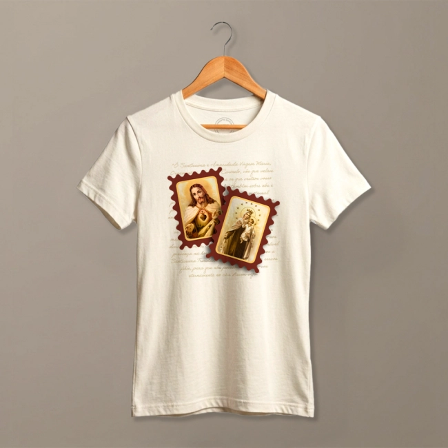 Baby Look Escapulário Nossa Senhora do Carmo Baby Look Escapulário Nossa Senhora do Carmo
