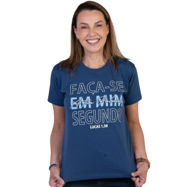 Baby Look Faça-se em Mim Segundo a Tua Palavra