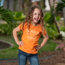 Baby Look Infantil Família, Primeiro Lugar Onde se Aprende a Amar Baby Look Infantil Família, Primeiro Lugar Onde se Aprende a Amar