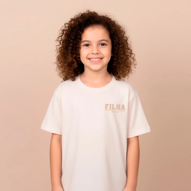 Baby Look Infantil Filha, Aprendendo o Caminho do Amor